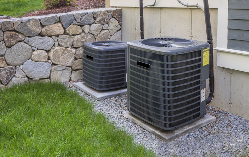 AC-Installation-2-AC-Units 2 New AC Units next to a house